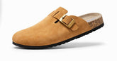 Slip-on branded men's sandals