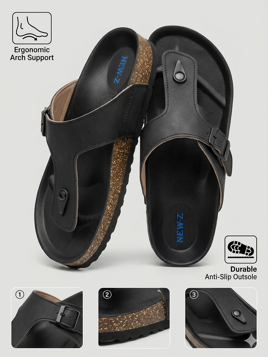 Premium T-straps of the colt cocoa footwear