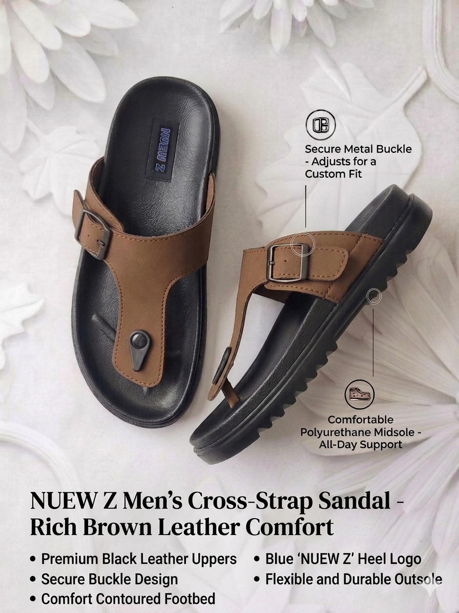 Premium T-strap type with soft push back support