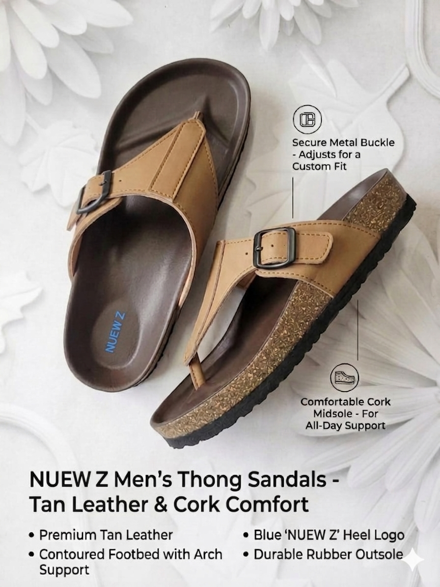Premium V-straps of the colt cocoa footwear