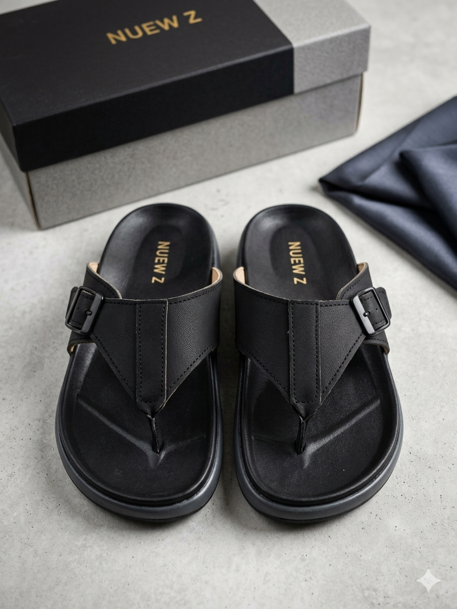 Nuew Z V-Type EVA-Single Buckle Black