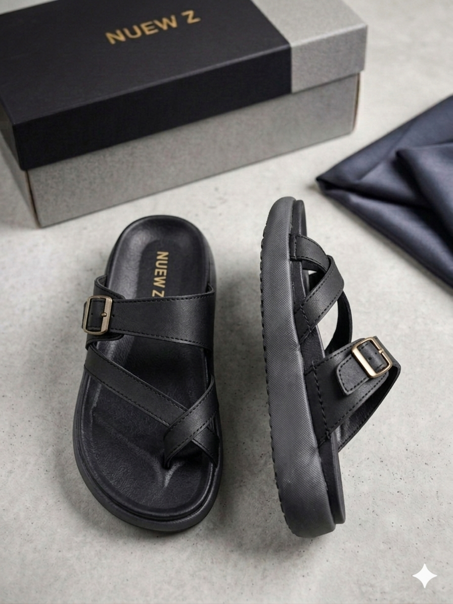 Nuew Z Ring Type EVA-Single Buckle Black