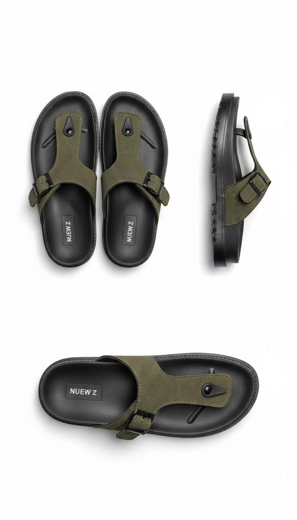 T-Strap Men's Comfort Slip-on