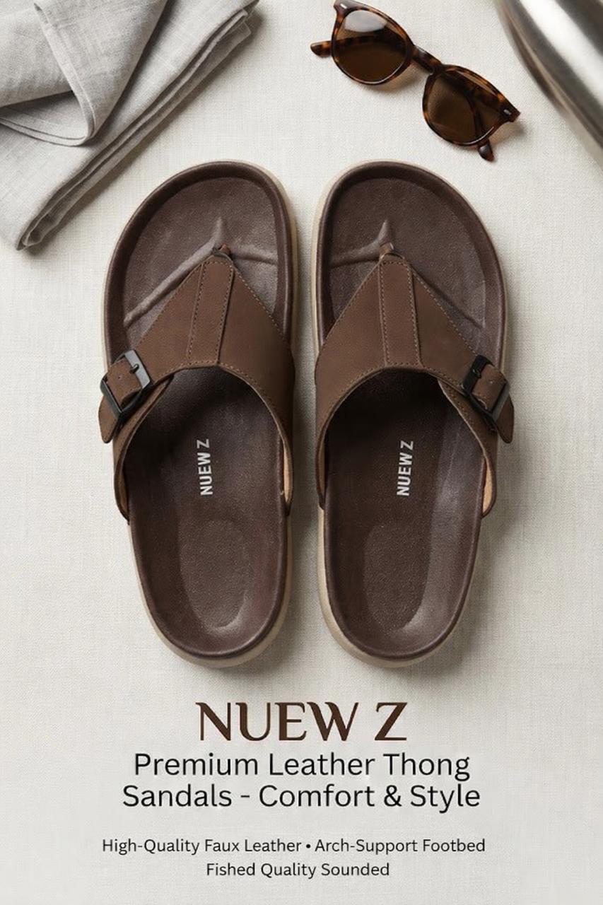 NUEW Z EVA V-Strap Sandals-Classic Dark Brown