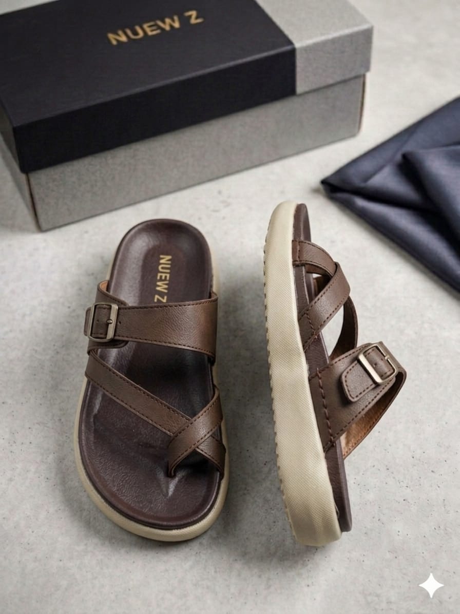 Nuew Z Ring Type EVA-Single Buckle Brown