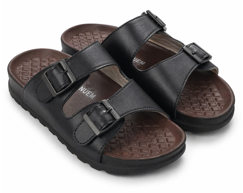 Double straps with push back support high premium black